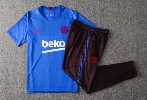 Entrainement Barcelona Ensemble Complet 2019 2020 Bleu Marron Pas Cher