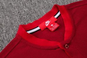 Polo Angleterre Ensemble Complet 2018 Rouge Pas Cher