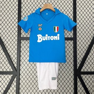 Maillot Naples Domicile Retro Enfant 1987 1988