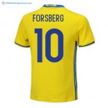 Maillot Sweden Domicile Forsberg 2018 Jaune Pas Cher