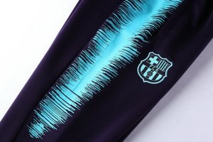 Survetement Enfant Barcelona 2018 2019 Noir Bleu Pas Cher