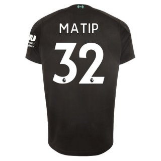 Maillot Liverpool NO.32 Matip Third 2019 2020 Noir Pas Cher