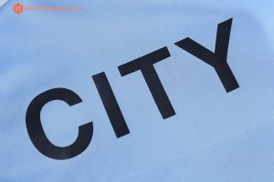 Survetement Manchester City 2017 2018 Bleu Clair Noir Pas Cher