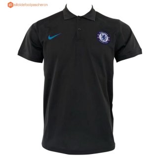 Polo Chelsea 2017 2018 Noir Pas Cher Polo Chelsea 2017 2018 Noir Pas Cher