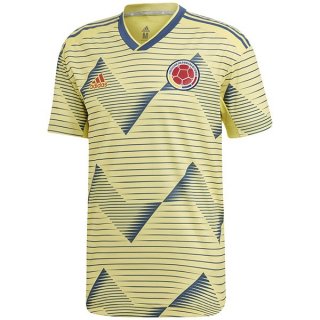 Maillot Columbia Domicile 2019 Jaune Pas Cher