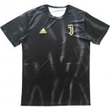 Maillot Entrainement Juventus 2018 2019 Noir Jaune Pas Cher