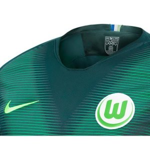 Maillot Wolfsburgo Domicile 2018 2019 Vert Pas Cher