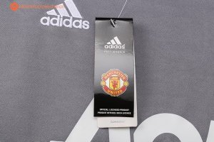 Survetement Manchester United 2017 2018 Gris Clair Pas Cher