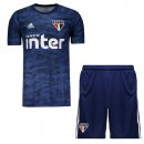 Maillot São Paulo Enfant Gardien 2019 2020 Bleu Pas Cher