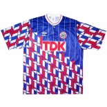 Maillot Ajax Exterieur Retro 1990 1991 Bleu Pas Cher