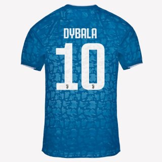 Maillot Juventus NO.10 Dybala Third 2019 2020 Bleu Pas Cher