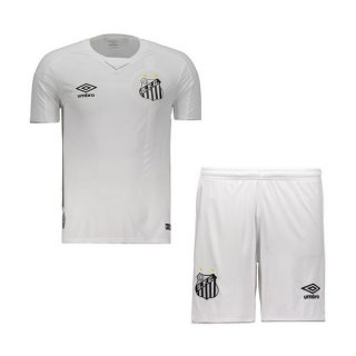 Maillot Santos Domicile Enfant 2019 2020 Blanc Pas Cher