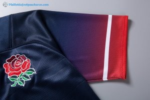 Maillot Rugby Angleterre Exterieur 2017 2018 Bleu Pas Cher