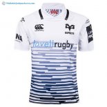 Maillot Rugby Ospreys Exterieur 2017 2018 Blanc Pas Cher