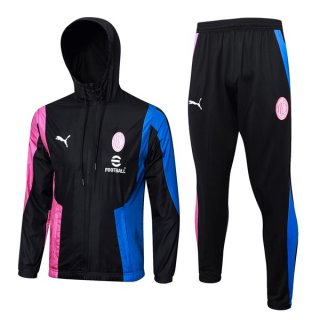 Coupe Vent AC Milan Ensemble Complet 2024 2025 Bleu Coupe Vent AC Milan Ensemble Complet 2024 2025 Bleu