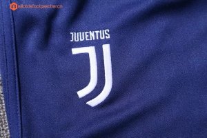 Survetement Juventus 2017 2018 Bleu Pas Cher