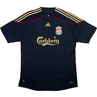 Thailande Maillot Liverpool Exterieur Retro 2009 2010 Noir Pas Cher Thailande Maillot Liverpool Exterieur Retro 2009 2010 Noir Pas Cher