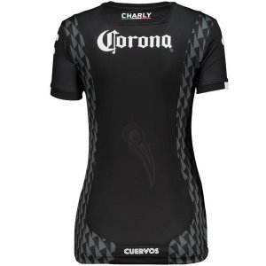 Maillot Cuervos Exterieur Femme 2019 2020 Noir Pas Cher