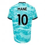 Maillot Liverpool NO.10 Mane Exterieur 2020 2021 Bleu Pas Cher