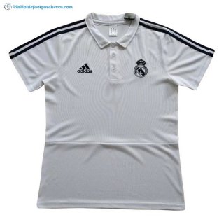 Polo Real Madrid 2017 2018 Blanc Noir Blanc Pas Cher Polo Real Madrid 2017 2018 Blanc Noir Blanc Pas Cher