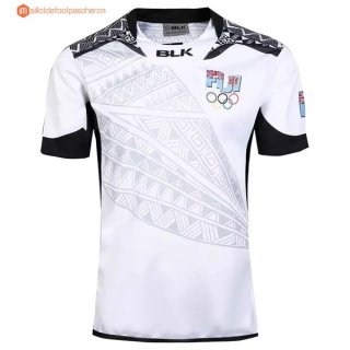 Maillot Rugby Fiyi BLK Domicile 2016 2017 Pas Cher Maillot Rugby Fiyi BLK Domicile 2016 2017 Pas Cher