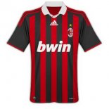 Maillot AC Milan Domicile Retro 2009 2010 Rouge Pas Cher