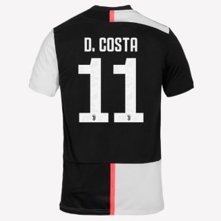Maillot Juventus NO.11 D.Costa Domicile 2019 2020 Blanc Noir Pas Cher Maillot Juventus NO.11 D.Costa Domicile 2019 2020 Blanc Noir Pas Cher