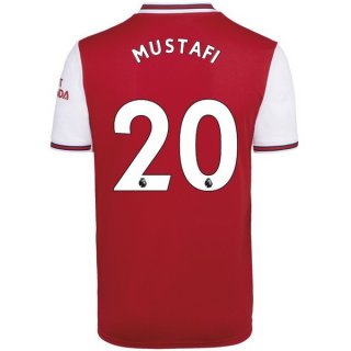 Maillot Arsenal NO.20 Mustafi Domicile 2019 2020 Rouge Pas Cher Maillot Arsenal NO.20 Mustafi Domicile 2019 2020 Rouge Pas Cher