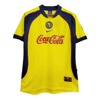 Maillot América Domicile Retro 2001 2002 Jaune Pas Cher Maillot América Domicile Retro 2001 2002 Jaune Pas Cher