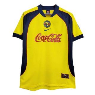 Maillot América Domicile Retro 2001 2002 Jaune Pas Cher