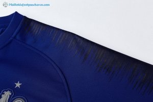 Survetement France 2018 Bleu Marine Bleu Pas Cher