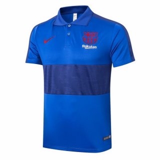 Polo Barcelona 2020 2021 Bleu Pas Cher