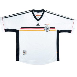 Thailande Maillot Allemagne Domicile Retro 1998 Blanc Pas Cher Thailande Maillot Allemagne Domicile Retro 1998 Blanc Pas Cher