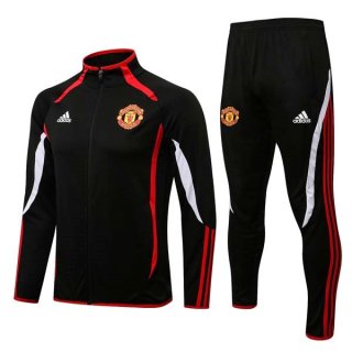 Survetement Manchester United 2022 Noir Rouge Blanc Survetement Manchester United 2022 Noir Rouge Blanc