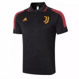 Polo Juventus 2020 2021 Noir Rouge Pas Cher