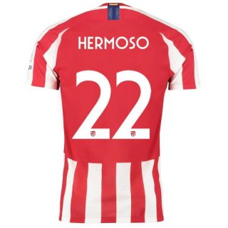 Thailande Maillot Atlético de Madrid NO.22 Hermoso 2019 2020 Rouge