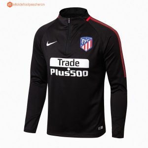 Survetement Atlético de Madrid 2017 2018 Noir Pas Cher