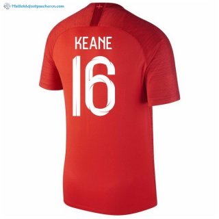 Maillot Angleterre Exterieur Keane 2018 Rouge Pas Cher