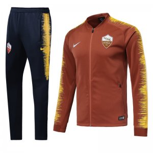 Survetement AS Roma 2018 2019 Orange Pas Cher