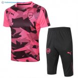 Maillot Entrainement Arsenal Ensemble Complet 2017 2018 Rose Pas Cher