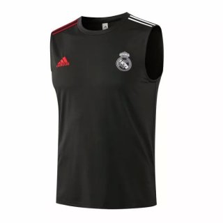 Thailande Maillot Real Madrid Sans Manches 2021 2022 Noir