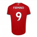 Maillot Liverpool NO.9 Firmino Domicile 2020 2021 Rouge Pas Cher