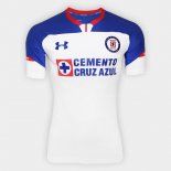 Maillot Cruz Bleu Exterieur 2018 2019 Blanc Pas Cher