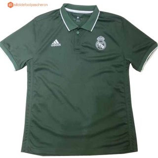 Polo Real Madrid 2017 2018 Vert Pas Cher