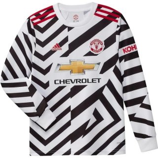 Thailande Maillot Manchester United Third ML 2020 2021 Blanc Pas Cher Thailande Maillot Manchester United Third ML 2020 2021 Blanc Pas Cher