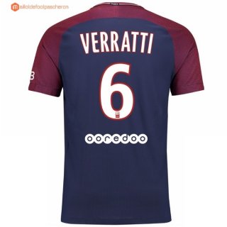 Maillot Paris Saint Germain Domicile Verratti 2017 2018 Pas Cher Maillot Paris Saint Germain Domicile Verratti 2017 2018 Pas Cher