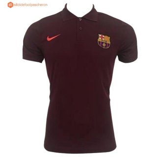 Polo Barcelona 2017 2018 Rouge Pas Cher