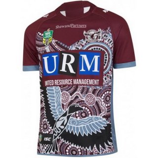Maillot Manly Sea Eagles 2018 Rouge Pas Cher