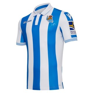 Maillot Real Sociedad Domicile 2018 2019 Bleu Pas Cher