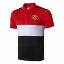 Polo Manchester United 2019 2020 Rouge Blanc Noir Pas Cher